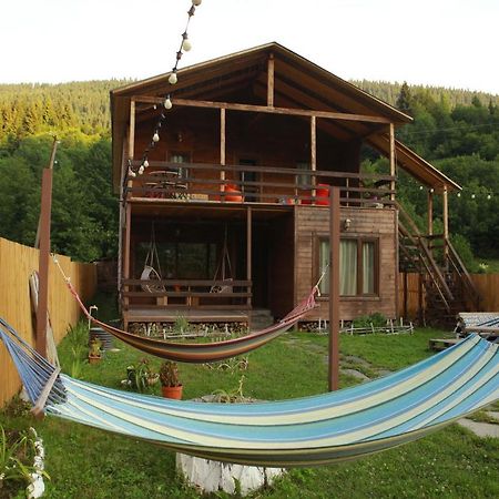 Cottage Woodside Mestia Bagian luar foto