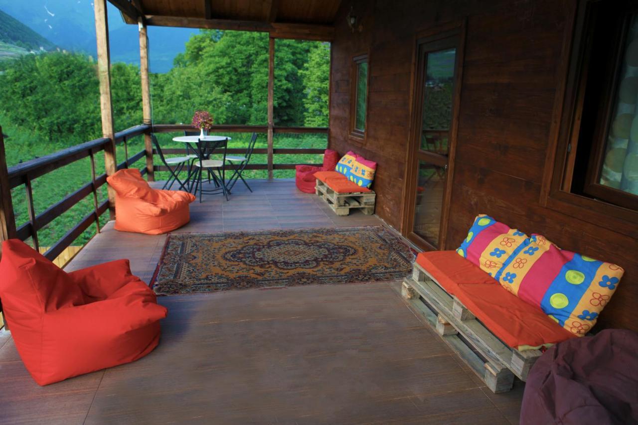 Cottage Woodside Mestia Bagian luar foto