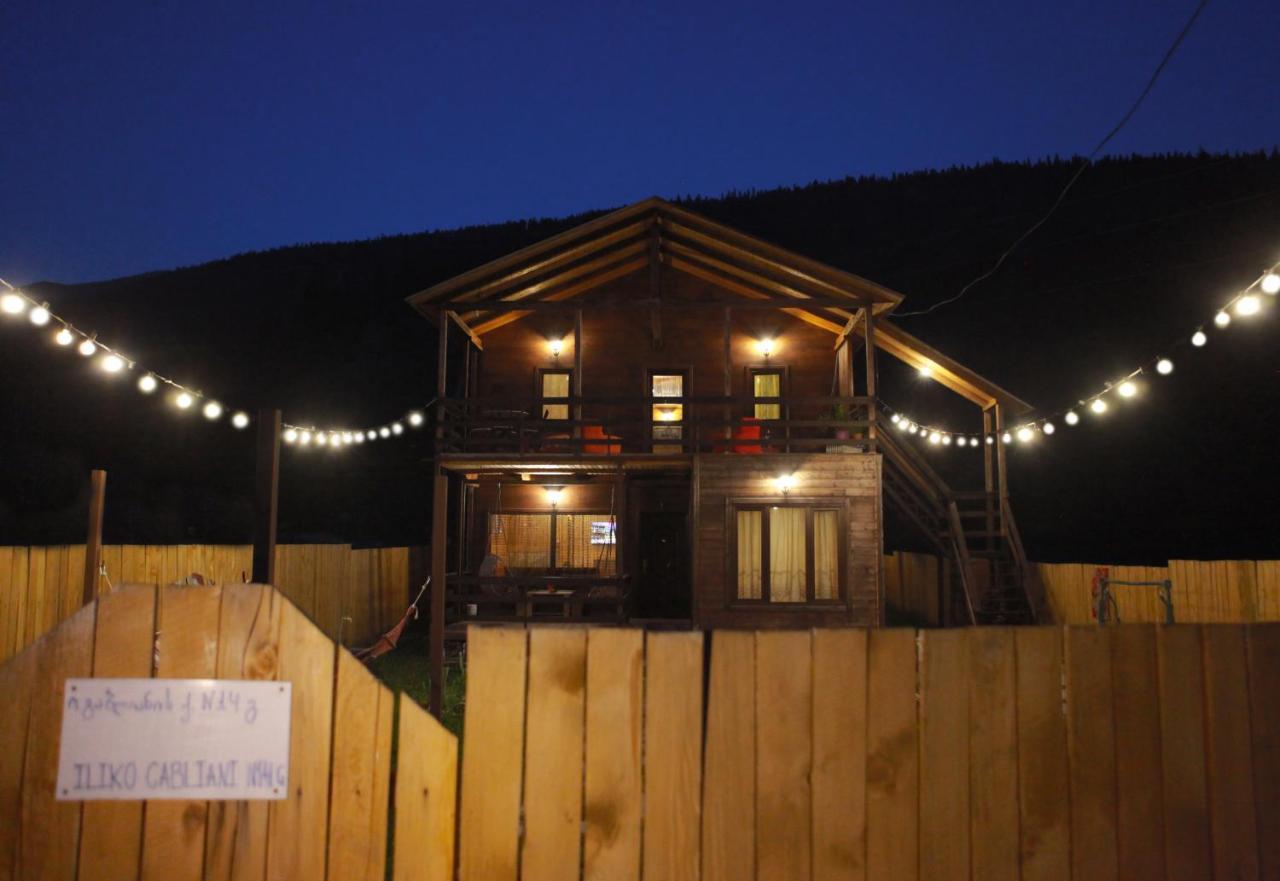 Cottage Woodside Mestia Bagian luar foto